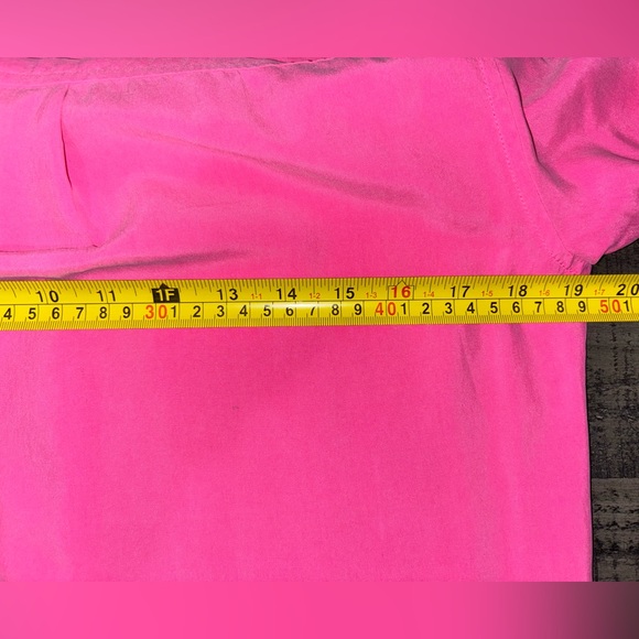 SILKLAND Y2K Looking 100%silk L/S Blouse - Picture 6 of 8